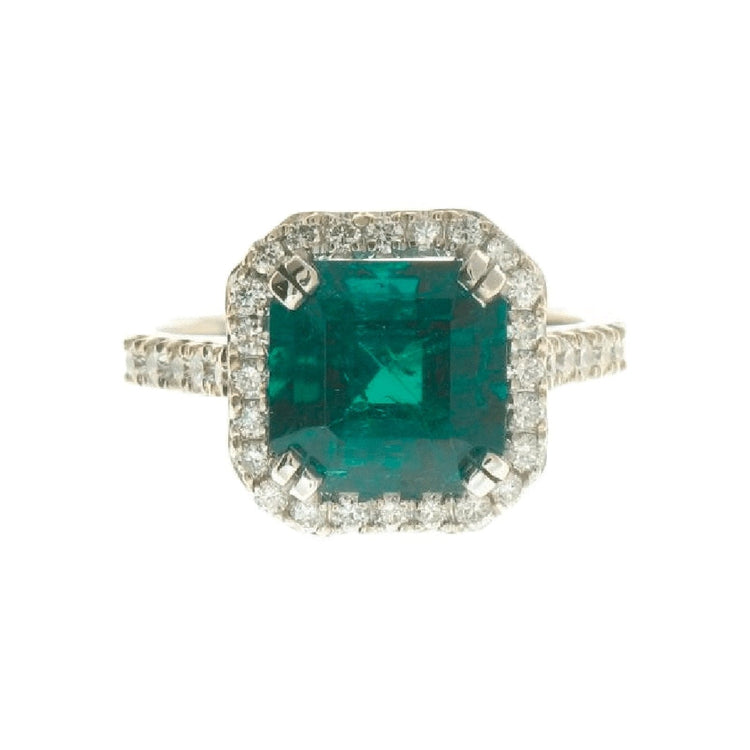 Blue Sapphire and Diamond Ring by Diamond Cellar | Diamond Cellar